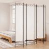 zahrada-XL 6-panelový paraván biely 240x220 cm látkový 350174