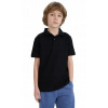 Detské polo tričko 4F unisex U513 čierne 146 cm