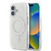 Guess IML 4G Background MagSafe kryt na iPhone 16 Plus (GUHMP16MH4DTEH) - biely KF2340647