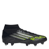 adidas F50 League Adults Mid Soft Ground Football Boots Black/Lemon 8.5 (42.7)