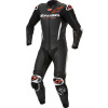 Kombinéza ALPINESTARS GP-R7 1-dielna čierno bielo červená fluo
