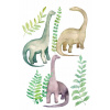 CUKROVÁ TLAČ jedlý obrázok na tortu Cukrová hmota Dinosaury Akvarel + MENO
