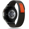Tech-Protect Nylonový remienok pre hodinky Samsung Galaxy Watch 4 / 5 / 5 Pro / 6 / 7 / FE, čierno-oranžový