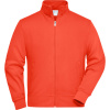 James & Nicholson Mikina JN 836 se stojáčkem na zip COT020836q3305-spicy orang 2XL Oranžová spicy
