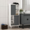 Casarredo OBERON dvoudvéřová komoda, antracit / bílá