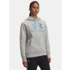 Under Armour Dámska mikina UA Rival Flc Shimmer Hdy-GRY Šedá XL