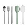 MEPAL Ellipse Nordic Sage 3 ks. - súprava príborov pre 1 osobu z nerezovej ocele v puzdre