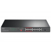 TP-Link TL-SG1218P 16-Port 10/100Mbps + 2-Port Gigabit Rackmount Switch with 16-Port PoE+