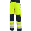 Canis CXS HALIFAX Výstražné nohavice pánske 50, Fluorescenčno žltá-Modrá