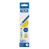 Pastelky MILAN Ergo Grip trojhranné 12 ks, Tropical Yellow