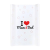 NEW BABY Prebaľovacia podložka I love Mum and Dad biela 70x50cm 70x50 biela