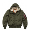 ALPHA INDUSTRIES MA-1 HOODED (dark green) 158104 257 bunda zelená ALPHA INDUSTRIES 01-0068