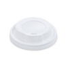 Viečko vypuklé biele pre poháriky priemer 80 mm