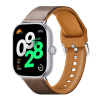 eses Silikónový remienok kombinovaný pre Xiaomi Redmi Watch 4, Smart Band 8 Pro a 9 Pro - Svetlo hnedý