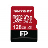 128GB microSDXC Patriot V30 A1, class 10 U3 100/80MB/s + adapter PEF128GEP31MCX