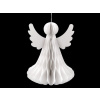 Papierový anjel na zavesenie, skladací, 32 cm