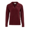 SoulCal Cal Women Long Sleeve Polo Jumper Burgandy 12 (40)