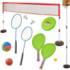 Sportovní set 5v1 badminton, basketbal, volejbal, tenis, frisbee