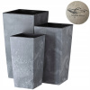 Záhradný kvetináč - VEĽKÝ BALKÓNOVÝ VYSOKÝ ZÁHRADNÝ KVETINÁČ SET X3 BETÓNOVÝ KVETINÁČ S VLOŽKOU (VEĽKÝ BALKÓNOVÝ VYSOKÝ ZÁHRADNÝ KVETINÁČ SET X3 BETÓNOVÝ KVETINÁČ S VLOŽKOU)