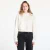 Mikina Tommy Jeans Boxy Crop Varsity Hoodie White S S