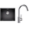 Set Blanco Subline 500-U + Blanco Mida Chróm antracit