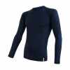 SENSOR MERINO DF pánské triko dl.rukáv deep blue 19200030-00
