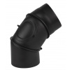 PRODMAX Oceľové komínové nastaviteľné koleno s revíznym (čistiacim) otvorom 90° (trojsegmentové) - priemer 250 mm, hrúbka steny rúry 2 mm, dymovod - hrubostenný