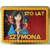 OBDĹŽNIKOVÝ POPLATOK NA TORTU MULAN + DARČEK TEXT