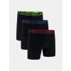 Boxerské šortky UNDER ARMOUR UA Performance Cotton 6“ (3 kusy) - čierne