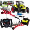 VEĽKÝ TRAKTOR RIADENÝ RC STROJOM, USB TRAKTOR
