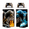 Nálepky Koža na PlayStation 5 a Pady – Motív Mortal Kombat