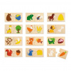 Drevené puzzle Viga Kŕmenie zvierat