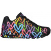 Skechers Módne tenisky Uno - highlight love Čierna