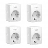 TP-Link Tapo P100 inteligentná zásuvka 2300 W Biela (TAPO P100(4 PACK))