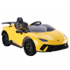 LEAN CARS Auto na akumulator Lamborghini Huracan Żółte