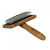 Bamboo Groom jemný kartáč s nerezovými hroty Finišák velký
