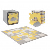 KINDERKRAFT SELECT KINDERKRAFT Podložka penová puzzle Luno Shapes 185 x 165 cm Yellow, 30ks, Premium