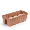 Prosperplast Kvetináč Prosperplast kvetináč na zábradlie CROWN antracit 58 cm