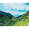 Vymalujsisam.sk Maľovanie podľa čísiel - Cesta Transfagarasan v Rumunsku 3 Veľkosť: 40x50cm, Rám: Bez rámu, iba zrolované plátno