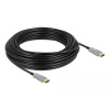 Delock HDMI prepojovací kábel Zástrčka HDMI-A 20 m čierna 85015 4K UHD, pozlátené kontakty HDMI kábel; 85015
