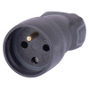 Emos Zásuvka gumená IP40 050446 Legrand A9855.1