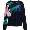 Desigual Tričká s dlhým rukávom TS_LENA 25WWTK32 Čierna