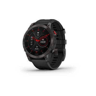 Garmin epix (Gen 2), Sapphire, Sapphire, Black, Carbone Gray DLC Titanium, Silicone Band- SK Distribúcia