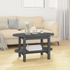 zahrada-XL Konferenčný stolík sivý 80x45x45cm borovicový masív 822294