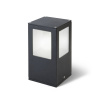 RENDL PONDER 20 nástenná / stojanová čierna 230V LED E27 15W IP44
