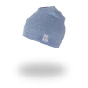 Little Angel Čiapka hrejivá modrý melír Veľ. 3 (42 - 44 cm)