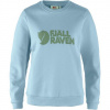 Fjällräven Fjällräven Logo Sweater W, Veľkosť L, Farba BREEZE BLUE-PATINA GREEN