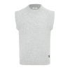Firetrap Crew Neck Sleeveless Sweater Vest Men Light Grey M