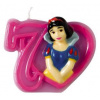 Sviečka na tortu číslo 7 Snehulienka