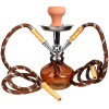 Vodná fajka Mya Saray - 32 cm Amber (brown) dvojhadicová